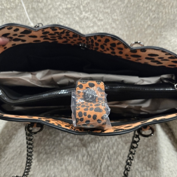NEW Betsey Johnson Leopard Tote Handbag